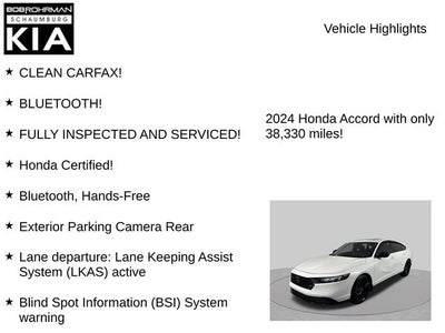 2024 Honda Accord Hybrid Sport-L