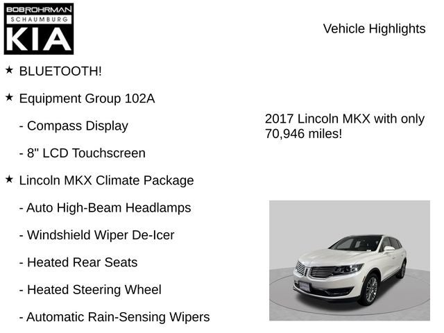 2017 Lincoln MKX Reserve