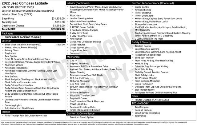 2022 Jeep Compass Latitude