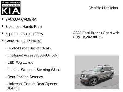 2023 Ford Bronco Sport Big Bend