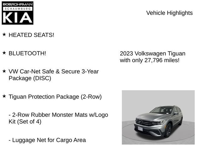 2023 Volkswagen Tiguan 2.0T SE