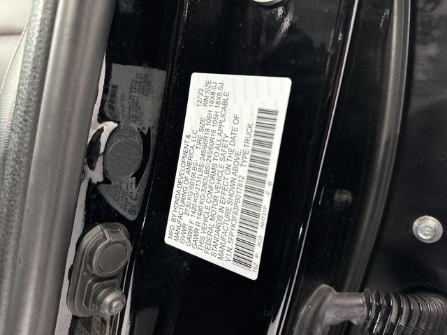 2023 Honda Ridgeline Black Edition