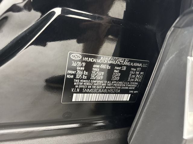 2020 Hyundai Santa Fe SEL