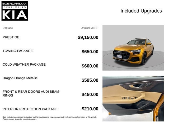 2019 Audi Q8 3.0T Prestige quattro