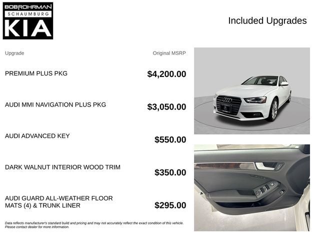 2013 Audi A4 2.0T Premium Plus quattro
